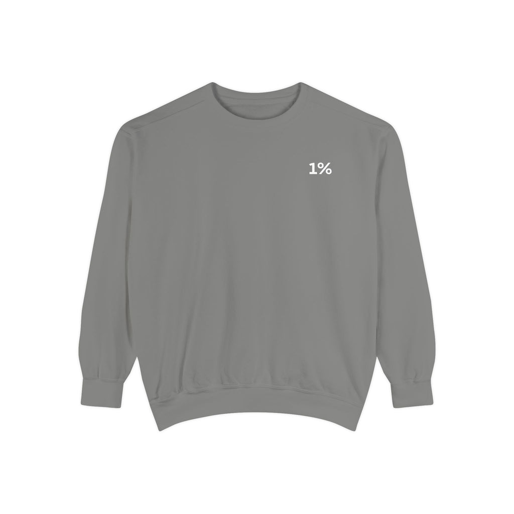 1% Better Sweatshirt – Minimal Daily Discipline Edition