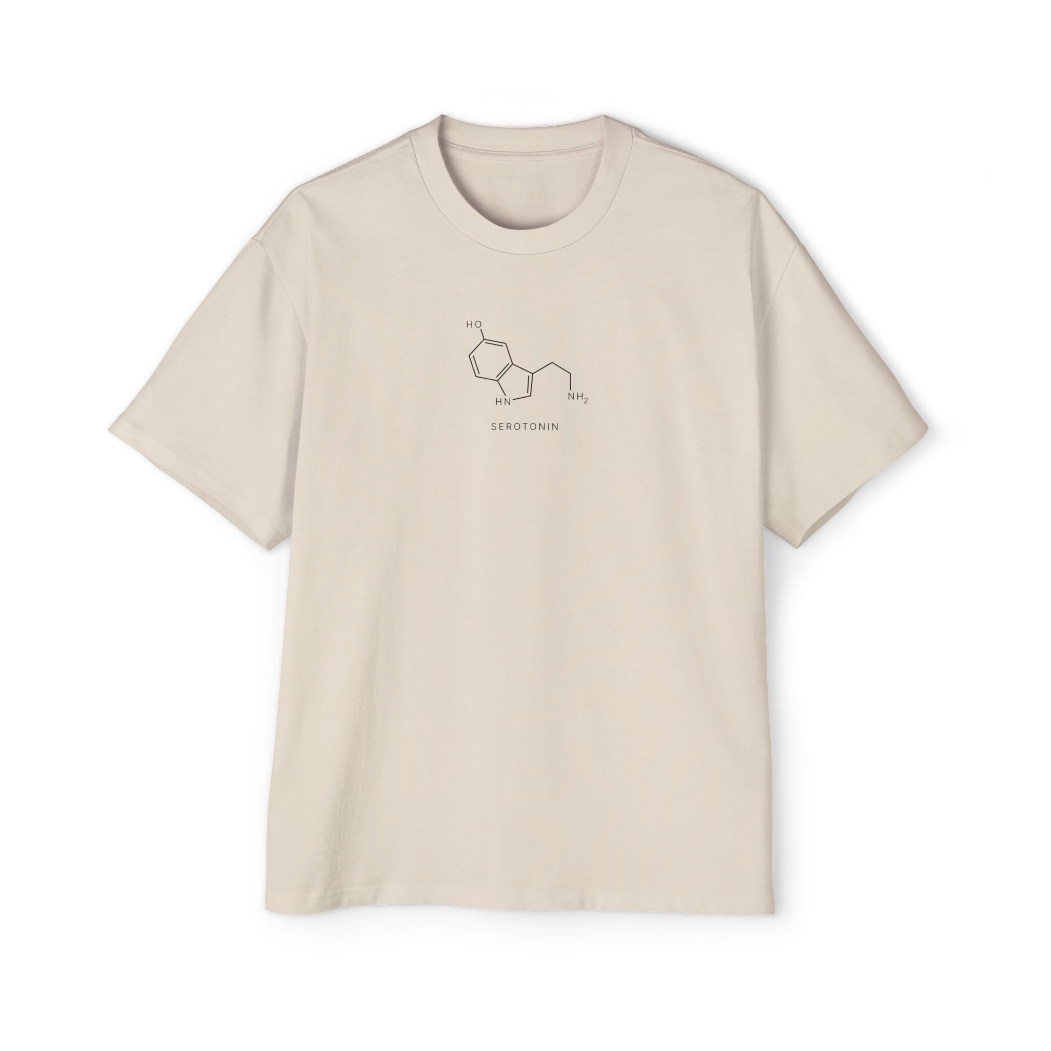 Serotonin Molecule Oversized Tee – Mood Wears Muscle