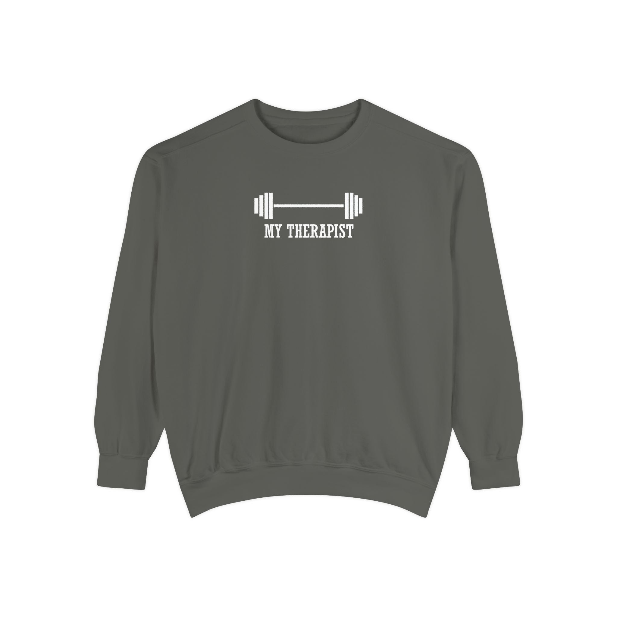 MY THERAPIST Sweatshirt – Barbell Edition