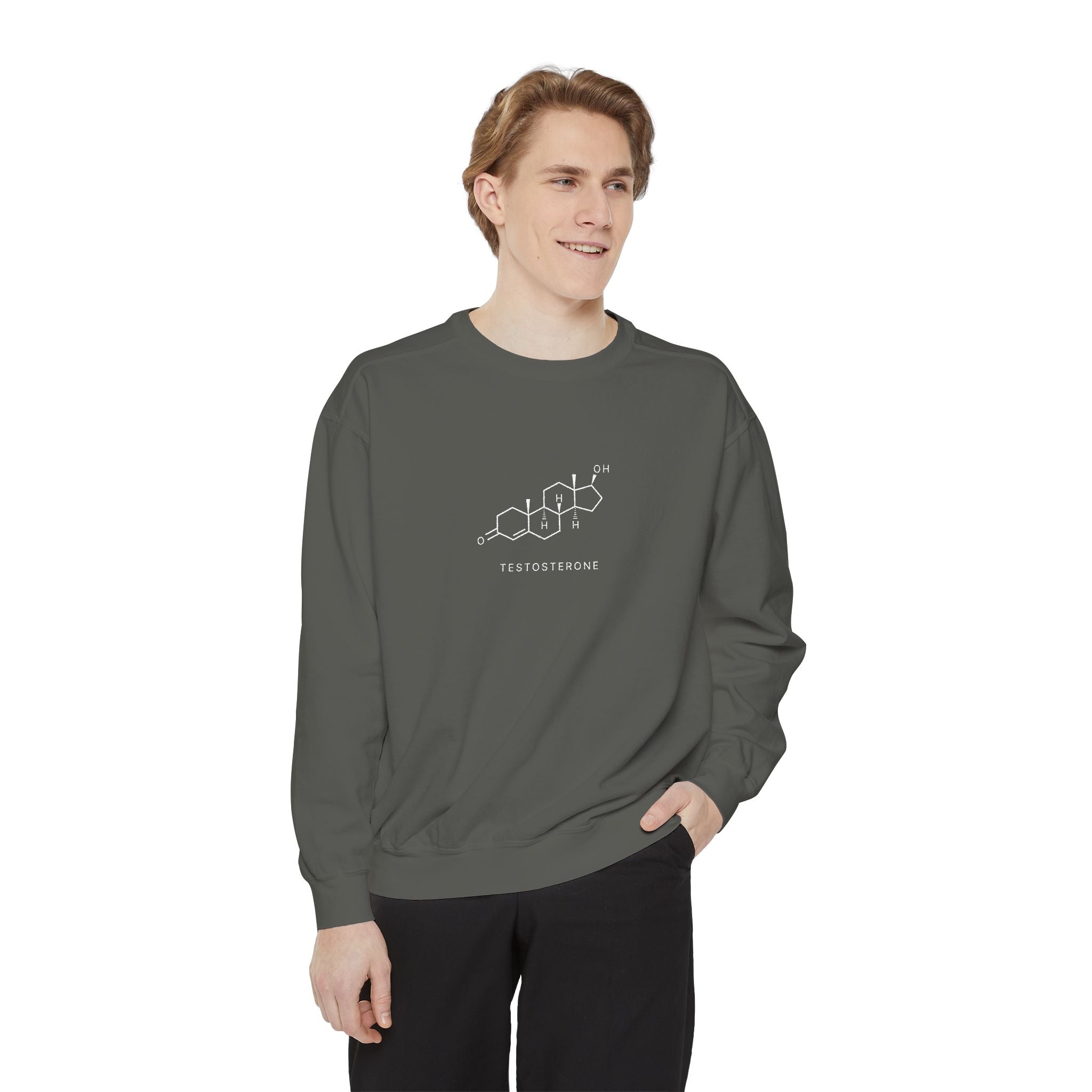 Testosterone Molecule Sweatshirt – Built Different