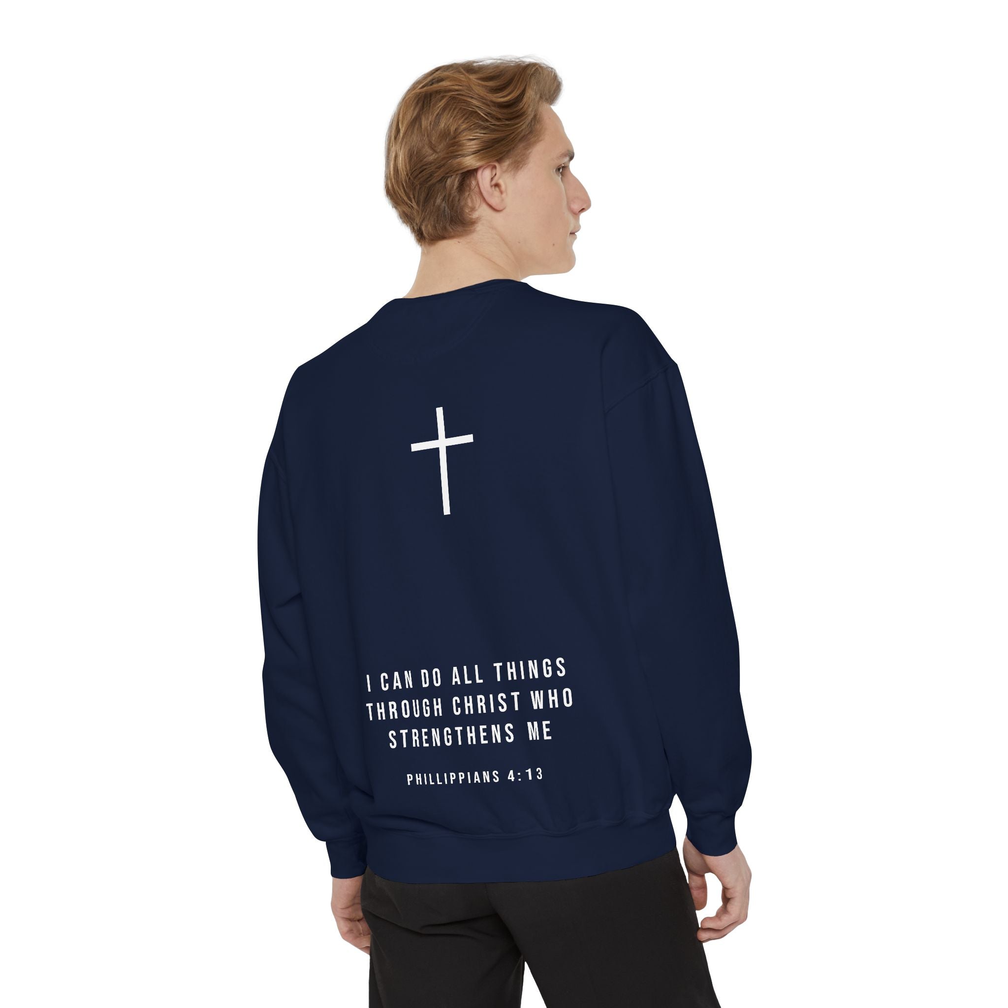 Philippians 4:13 Sweatshirt – Strength Through Christ
