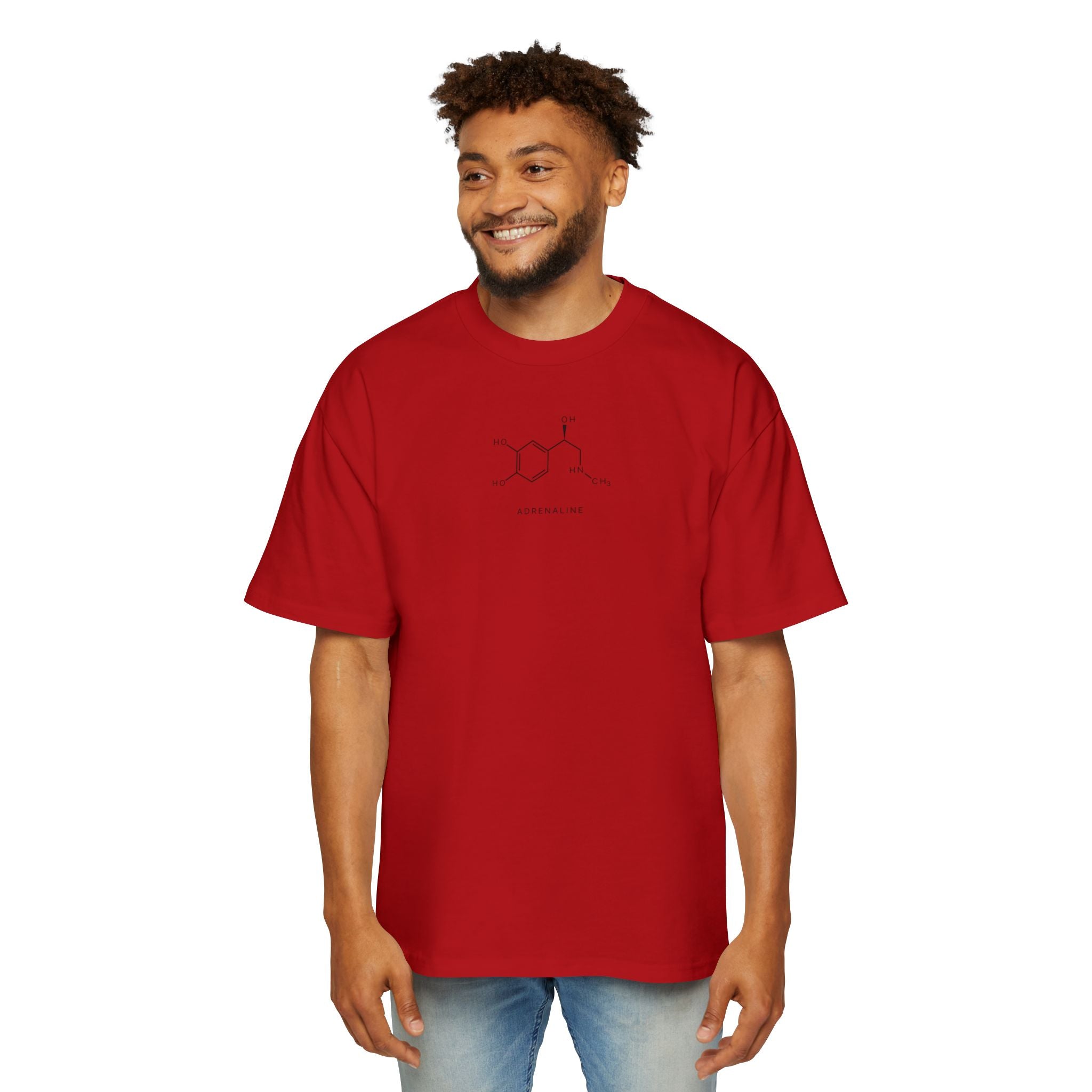 Adrenaline Molecule Oversized Tee – Fuel the Rush