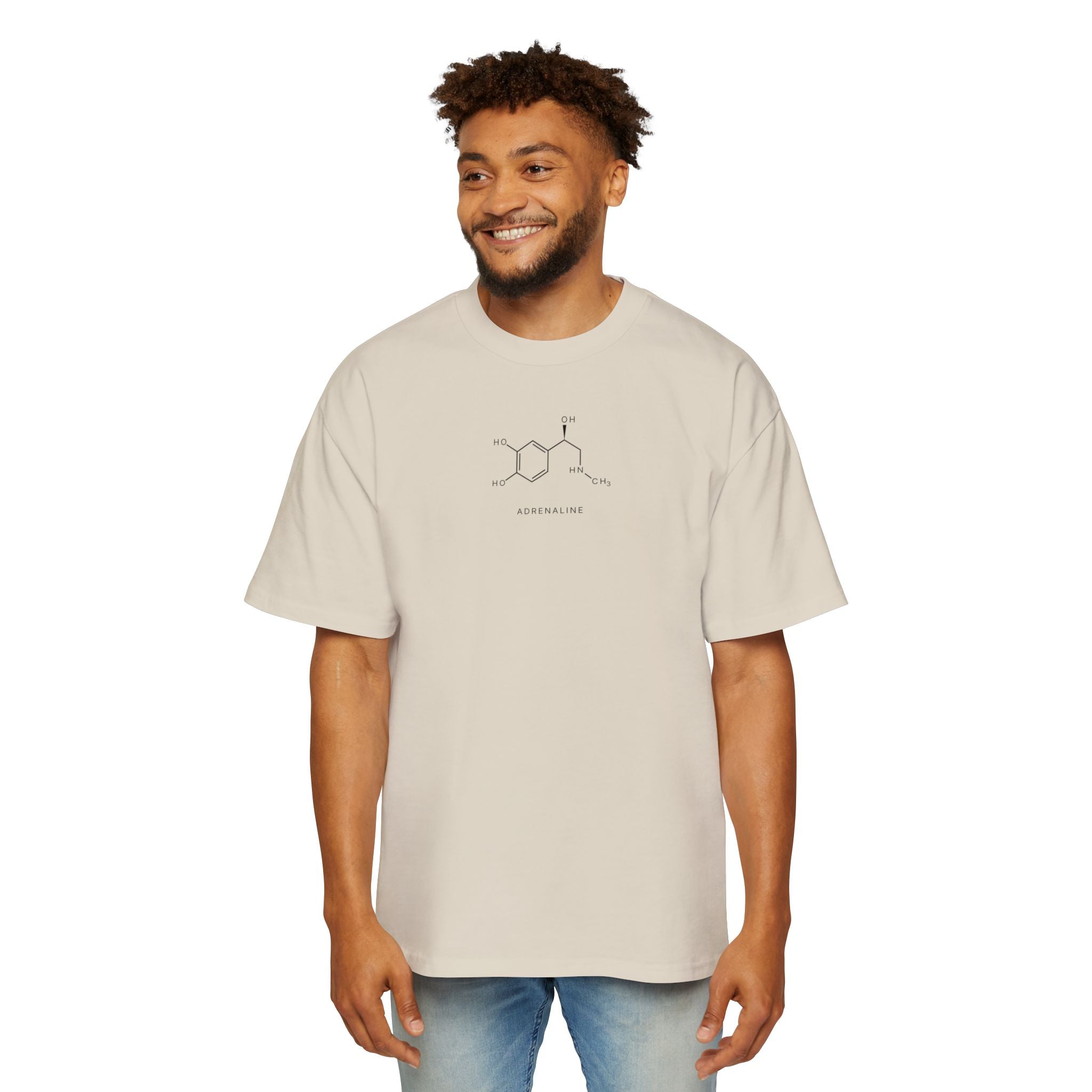 Adrenaline Molecule Oversized Tee – Fuel the Rush