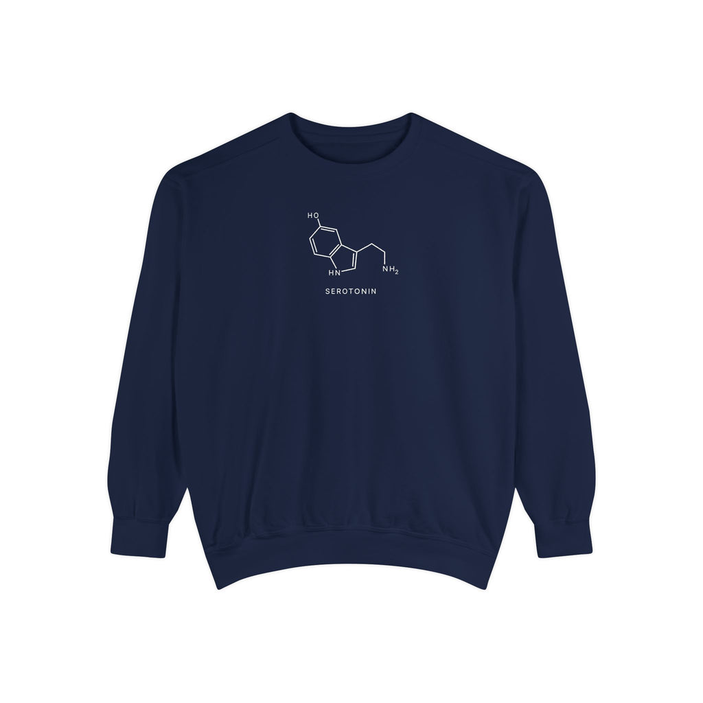 Serotonin Molecule Sweatshirt – Chemistry of Happiness