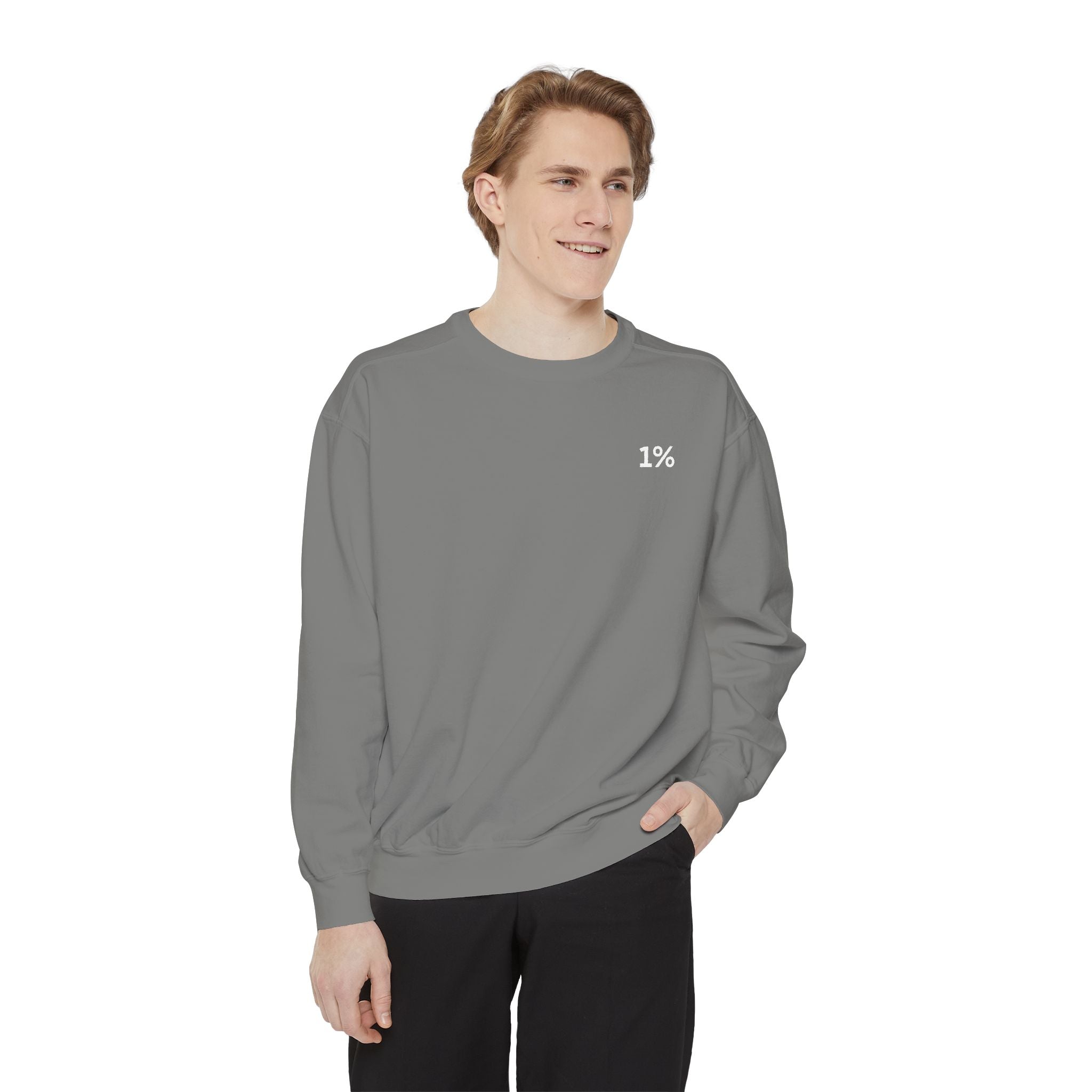 1% Better Sweatshirt – Minimal Daily Discipline Edition