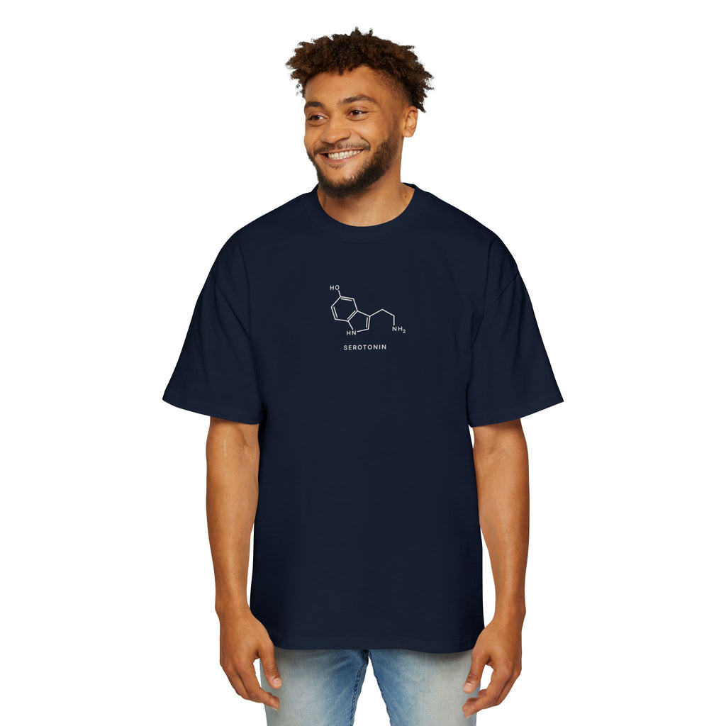 Serotonin Molecule Oversized Tee – Mood Wears Muscle