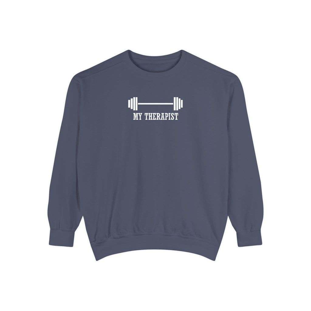 MY THERAPIST Sweatshirt – Barbell Edition