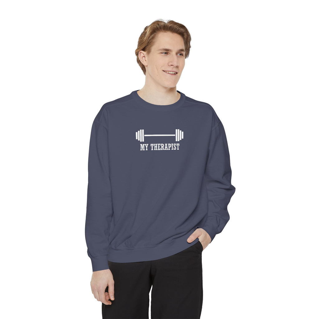 MY THERAPIST Sweatshirt – Barbell Edition