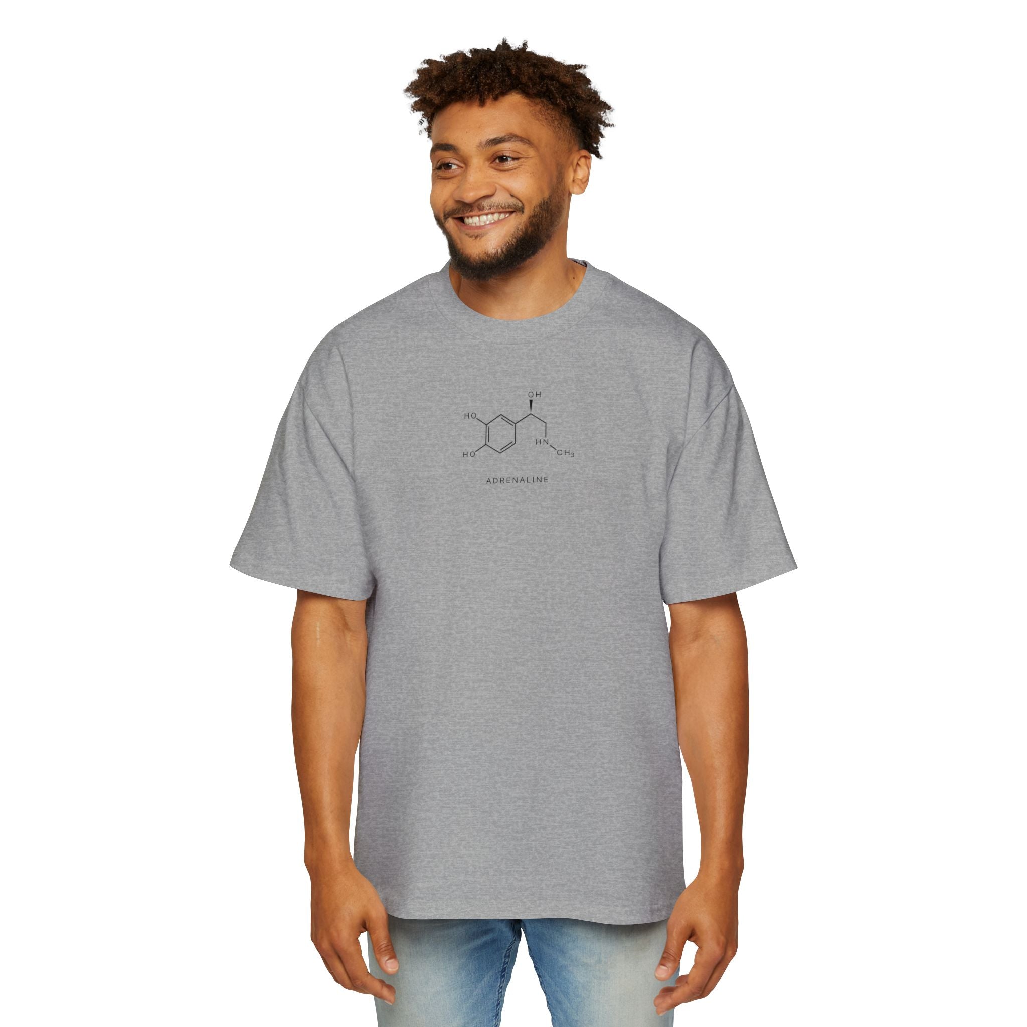 Adrenaline Molecule Oversized Tee – Fuel the Rush