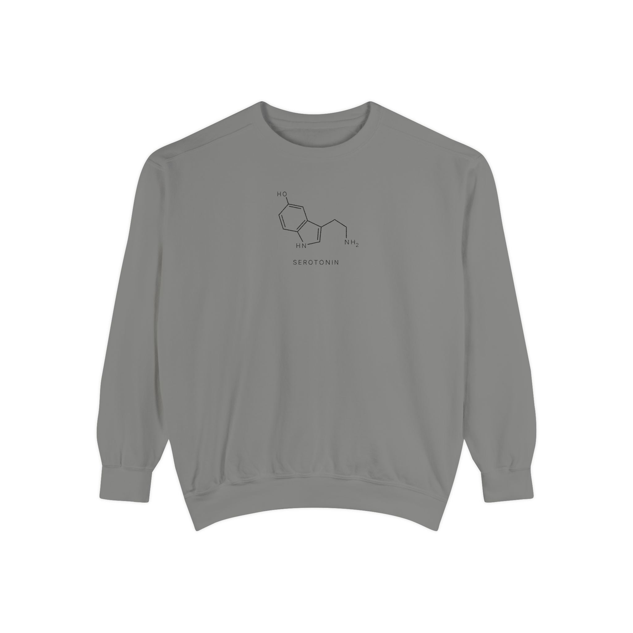 Serotonin Molecule Sweatshirt – Chemistry of Happiness