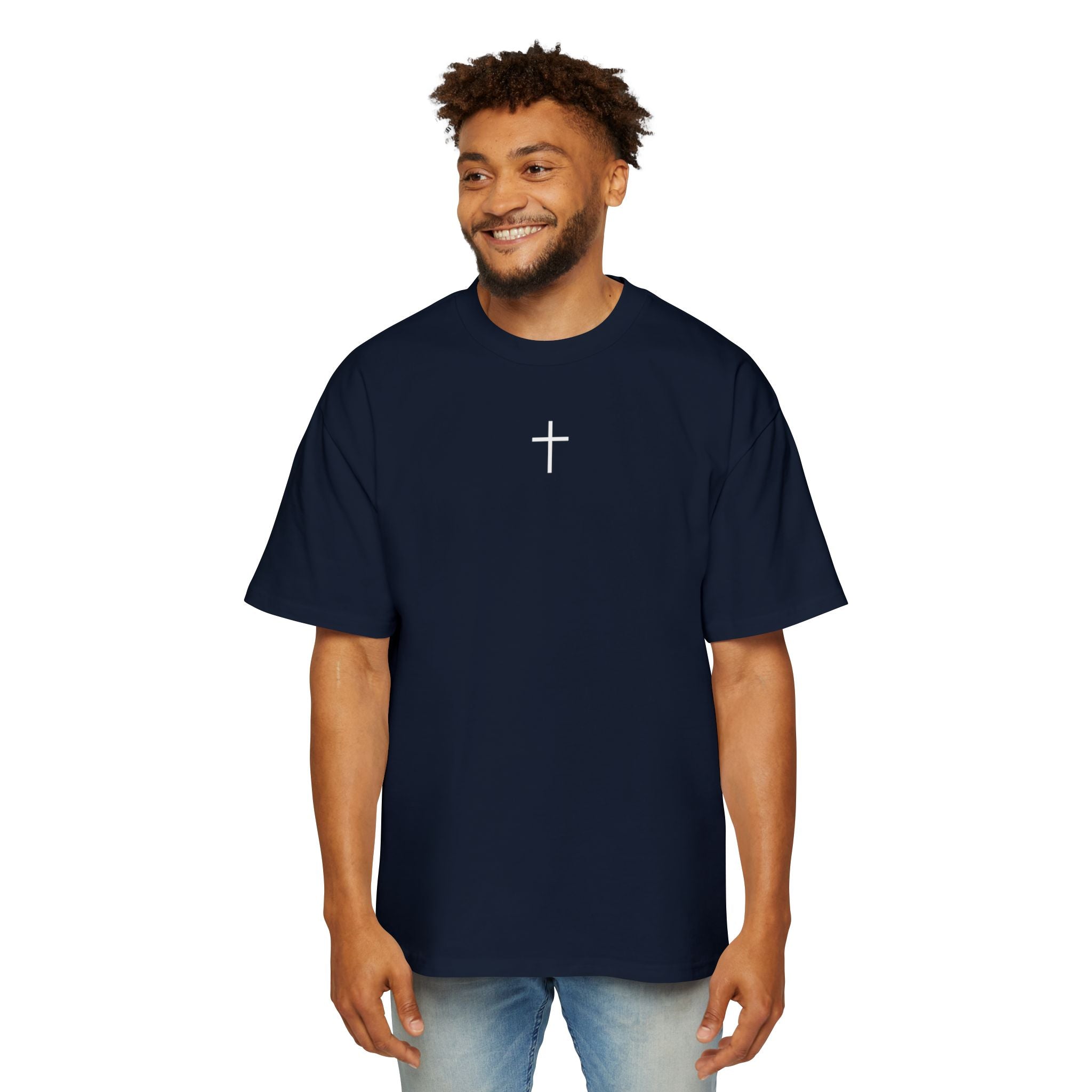 Philippians 4:13 Oversized Tee – Strength Through Faith