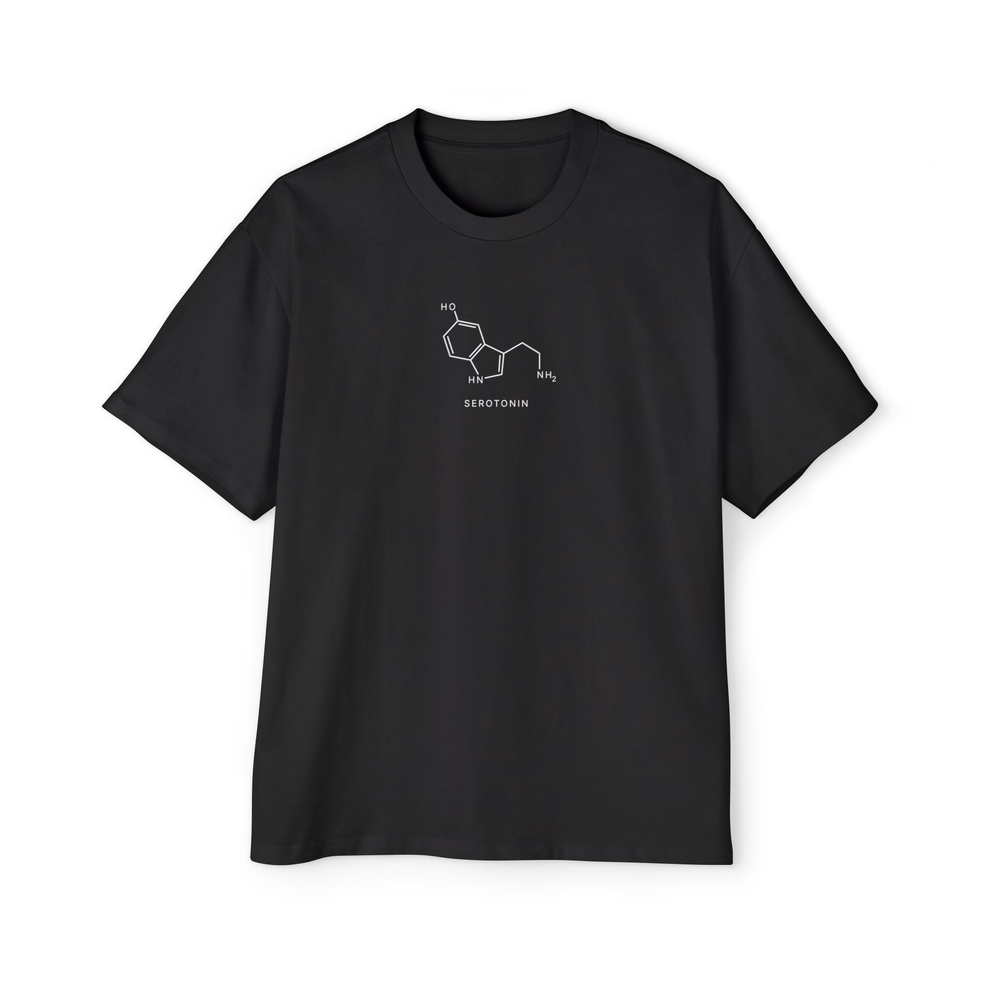 Serotonin Molecule Oversized Tee – Mood Wears Muscle